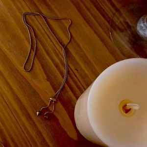 Kendra Scott adjustable gold tone necklace